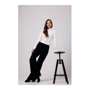 Pantaloni culottes pentru femei -  Bongroen - neagra