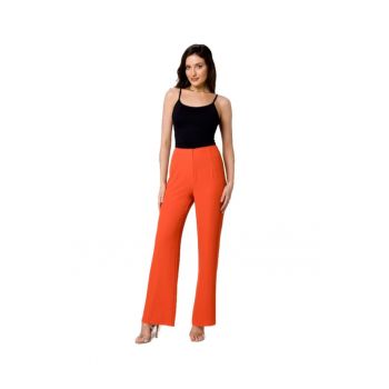 Pantaloni eleganti de dama -  Elizarne - coral