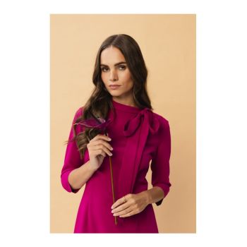 Rochie midi dama -  Gwalchakin - pruna