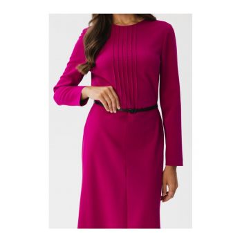 Rochie midi dama -  Kerigor - pruna