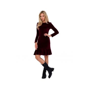 Rochie mini dama - Made of Emotion - Kadiatou - Burgundia -