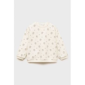 Bluza din amestec de bumbac cu model cu oi
