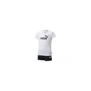 Echipament sportiv copii -  Logo Tee & Shorts Set G - alb/negru