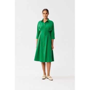 Rochie Emery cu pliuri in talie -