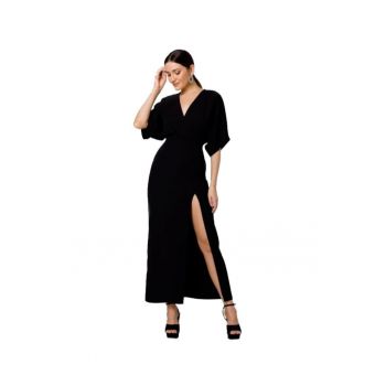 Rochie maxi cu taietura frontala -