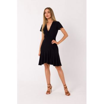 Rochie suprapusa cu volan la partea de jos -