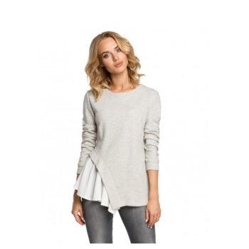 Bluza dama -  Bumbac/Poliester - Gri -