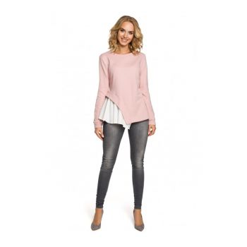 Bluza dama -  Bumbac/Poliester - Roz