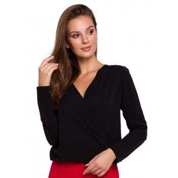 Bluza -  Poliester/Elastan - Negru -