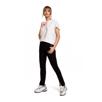 Pantaloni dama -  Bumbac/Elastan - Negru
