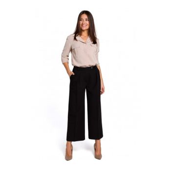 Pantaloni dama -  Poliester/Viscoza - Negru1