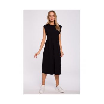Rochie  Bumbac/Elastan - Negru