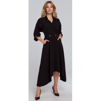 Rochie cu nasturi decorativi -  Poliester