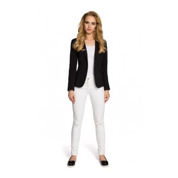 Sacou dama -  Bumbac/Elastan -Negru