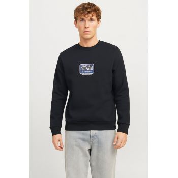 Bluza de trening din amestec de bumbac cu imprimeu logo