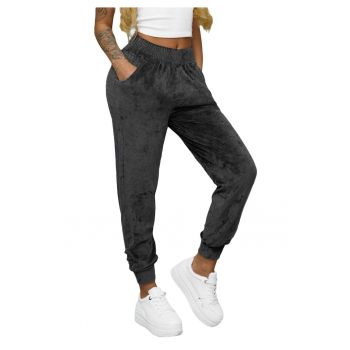 Pantaloni de trening din catifea femei  JS/92K527