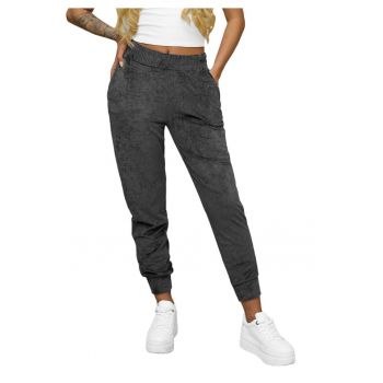 Pantaloni de trening din catifea femei  JS/92K529