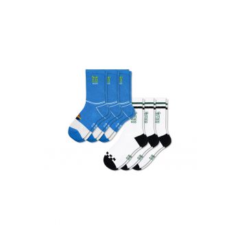 Set 6 perechi - Sosete Copii - Bumbac -  fara cusatura - respirabile si confortabile