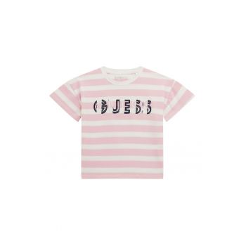 Tricou cu logo si model in dungi