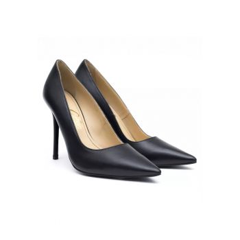 Pantofi dama  model 1256 piele nappa negru