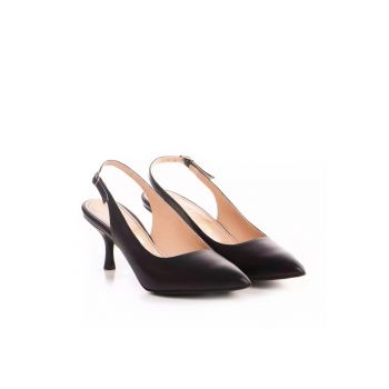 Pantofi dama  model 1489 nappa negru