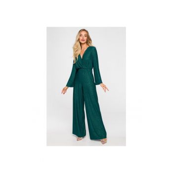 Salopeta cu pantaloni largi -  Emerald