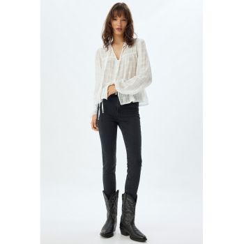 Blugi skinny cu buzunare
