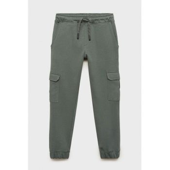 Pantaloni de trening cargo din bumbac