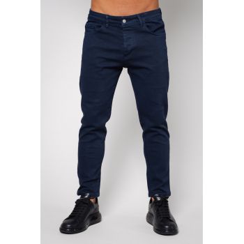 Blugi lungi din denim Navy 14462 de firma originala