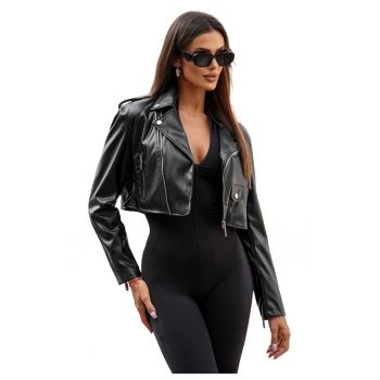 Geaca de piele pentru femei  JS/11Z8189