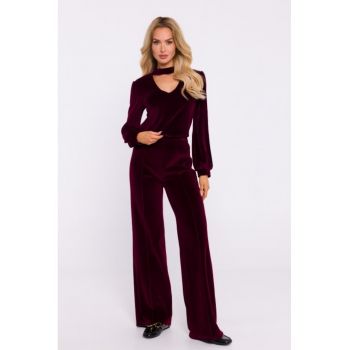 Pantaloni din catifea - evazata -