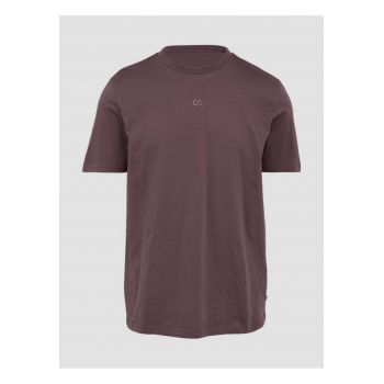 Tricou barbati cu decolteu la baza gatului - cu logo - Q/S by s.Oliver