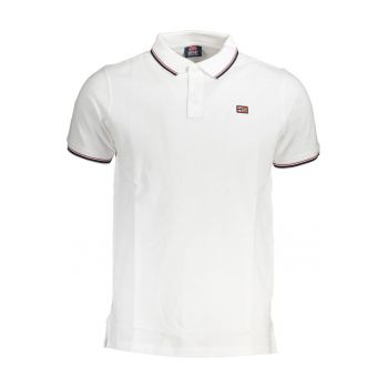 Tricou polo barbati -  1963 - 100% Bumbac - Alb - XL - INTL - 20778