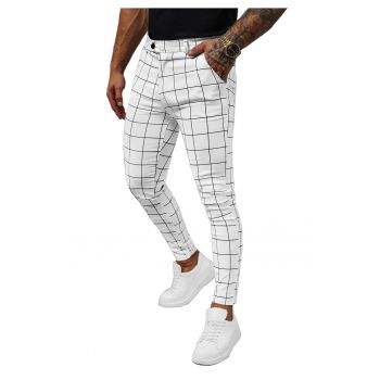 Pantaloni Chino Barbati Bej  O/P4009