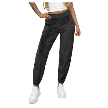 Pantaloni de trening din catifea femei  JS/92K528