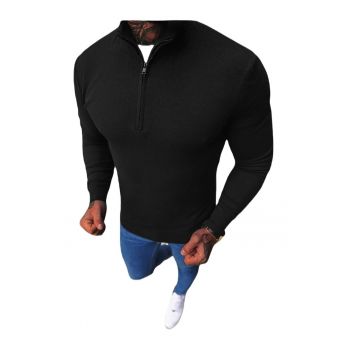 Pulover clasic pentru barbati -  Klarrod - neagra