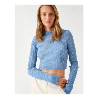 Pulover crop striat