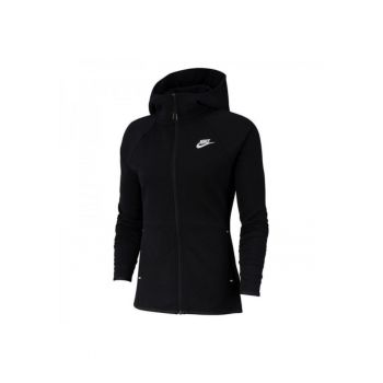 Bluza  w nsw tch flc wr hoodie fz - Negru