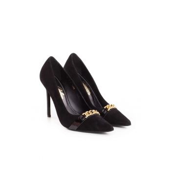 Pantofi  model 1456 V negru