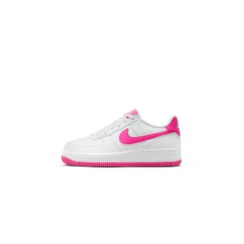 Pantofi sport -  Air Force 1 Bg - Alb - Piele naturala