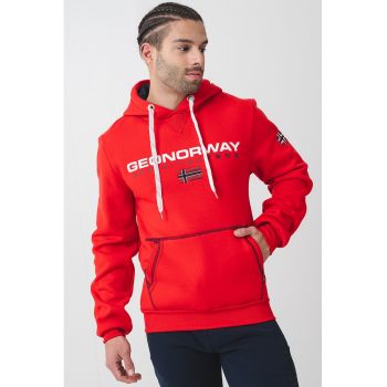 Hanorac regular fit cu logo