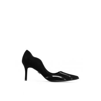 Pantofi dama  model piele velur