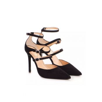 Pantofi  model 1425 V negru