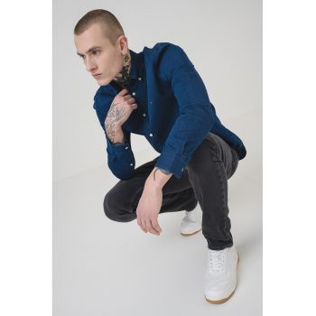 Camasa de denim din bumbac chambray de firma originala