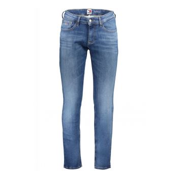 Blugi barbati - DM0DM18723 - cu talie medie - croiala Slim fit -  Bleumarin - L32