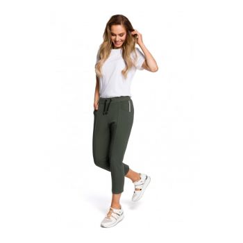 Pantaloni dama -   Bumbac/Elastan - Negru