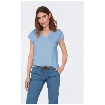 Tricou dama -  23568 - Modal - Albastru celest