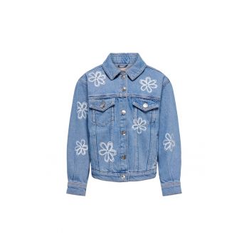 Jacheta din denim Fete -  302938384 - Bumbac