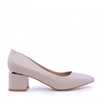 Pantofi cu toc mic femei Solo Donna bej  1169DP1510BE ieftini