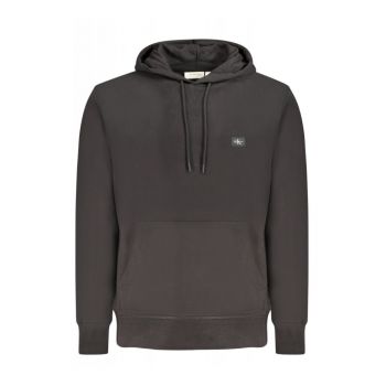Hanorac barbati - cu logo brodat - Regular fit -  Negru -